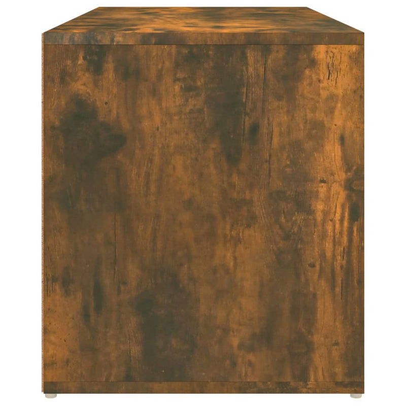 vidaXL füstös tölgy színű szerelt fa előszobapad 80 x 40 x 45 cm