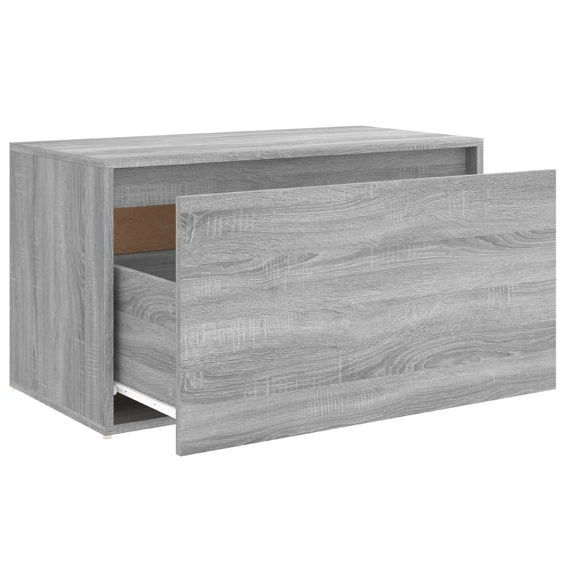 vidaXL szürke sonoma színű szerelt fa előszobapad 80 x 40 x 45 cm