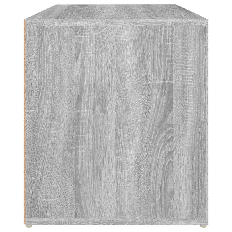 vidaXL szürke sonoma színű szerelt fa előszobapad 80 x 40 x 45 cm