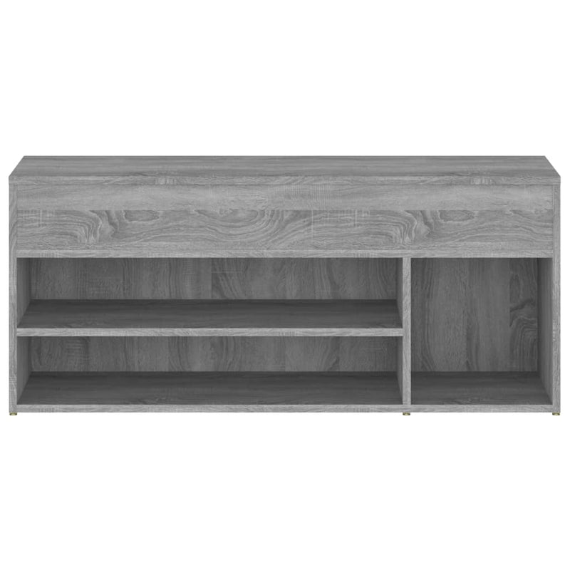 vidaXL szürke sonoma színű cipőtároló pad 105 x 30 x 45 cm