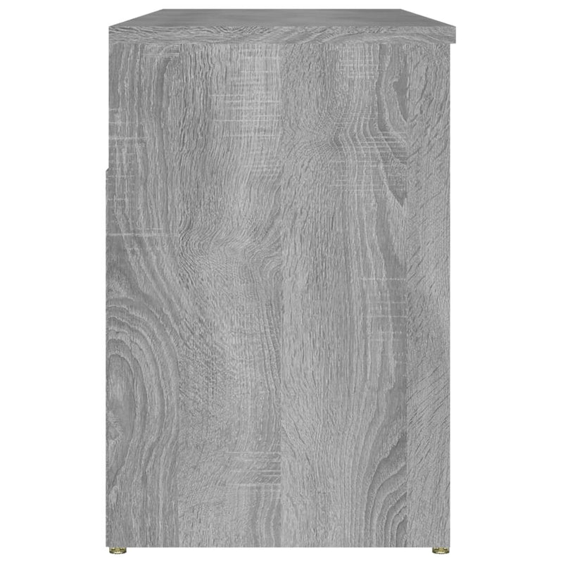vidaXL szürke sonoma színű cipőtároló pad 105 x 30 x 45 cm