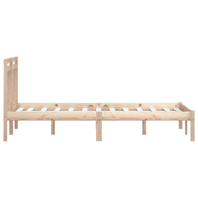vidaXL tömör fenyőfa ágykeret 200 x 200 cm