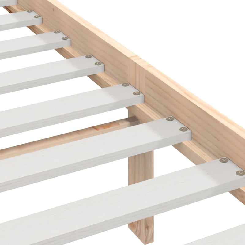 vidaXL tömör fa ágykeret matrac nélkül 200 x 200 cm
