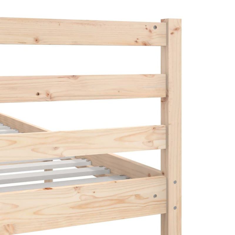 vidaXL tömör fa ágykeret matrac nélkül 200 x 200 cm