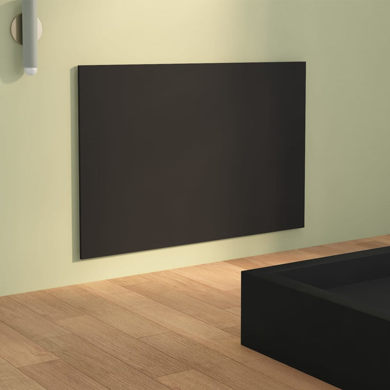 vidaXL fekete szerelt fa ágyfejtámla 120x1,5x80 cm