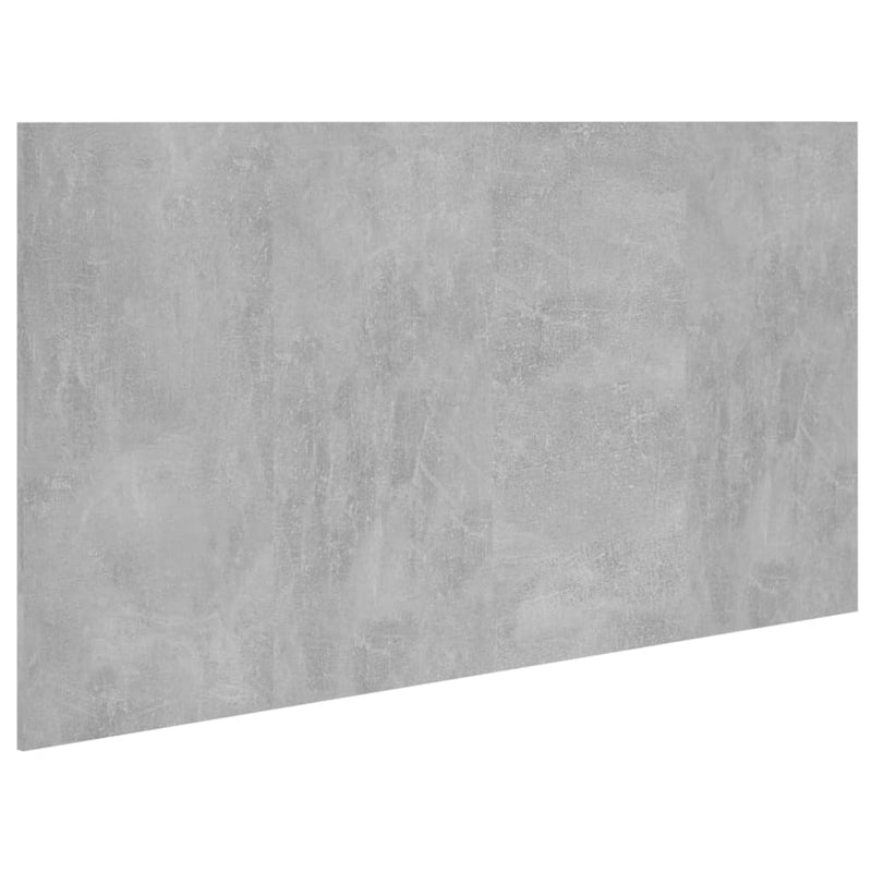 vidaXL betonszürke szerelt fa ágyfejtámla 160 x 1,5 x 80 cm