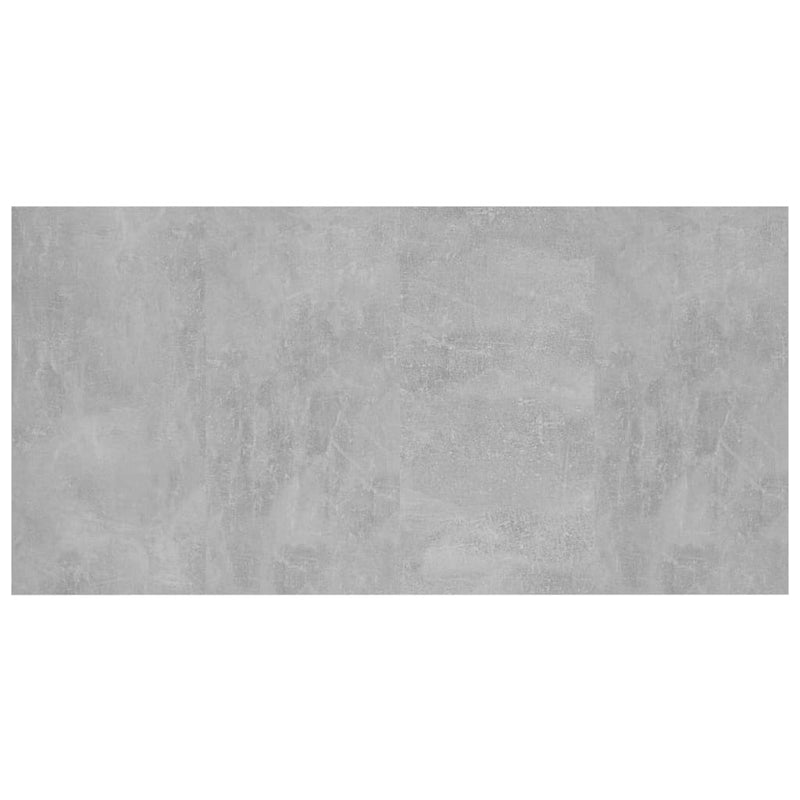 vidaXL betonszürke szerelt fa ágyfejtámla 160 x 1,5 x 80 cm