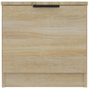 vidaXL 2 db sonoma tölgy színű éjjeliszekrény 40 x 39 x 40 cm
