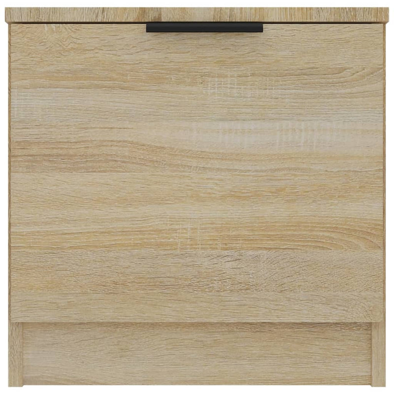vidaXL 2 db sonoma tölgy színű éjjeliszekrény 40 x 39 x 40 cm