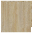 vidaXL 2 db sonoma tölgy színű éjjeliszekrény 40 x 39 x 40 cm