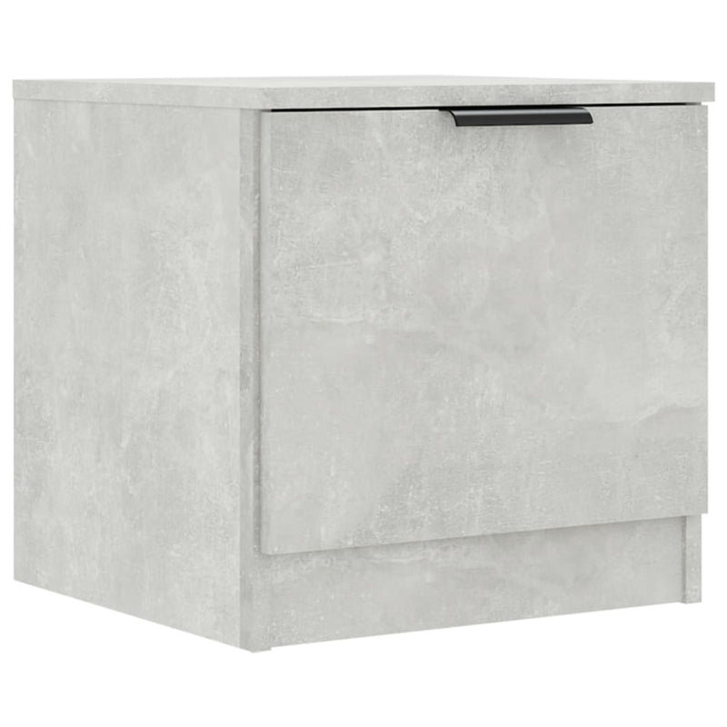vidaXL 2 db betonszürke éjjeliszekrény 40 x 39 x 40 cm