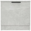 vidaXL 2 db betonszürke éjjeliszekrény 40 x 39 x 40 cm
