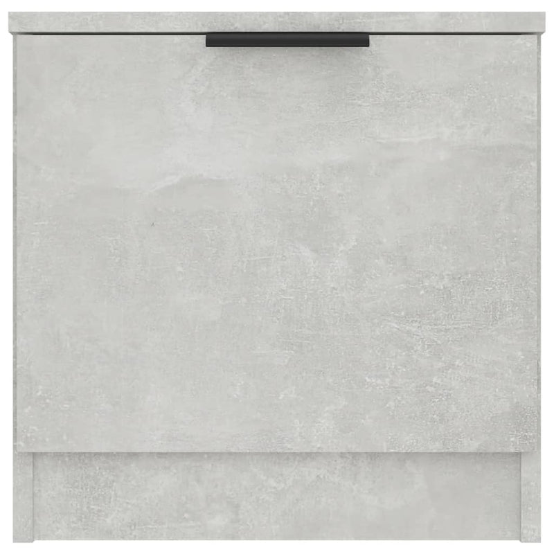vidaXL 2 db betonszürke éjjeliszekrény 40 x 39 x 40 cm