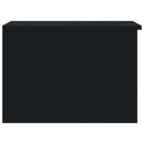 vidaXL fekete szerelt fa dohányzóasztal 50 x 50 x 36 cm