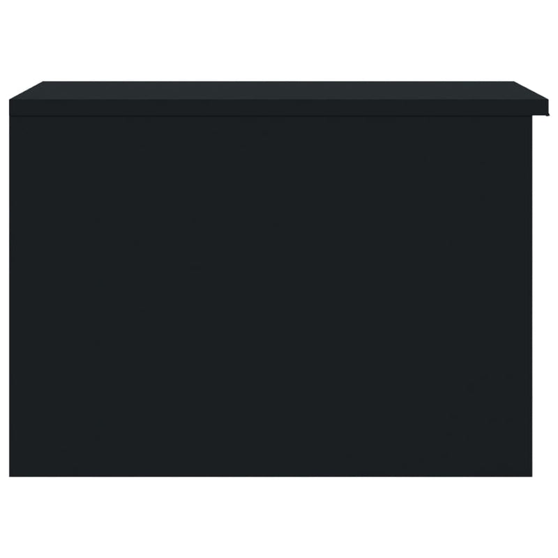 vidaXL fekete szerelt fa dohányzóasztal 50 x 50 x 36 cm