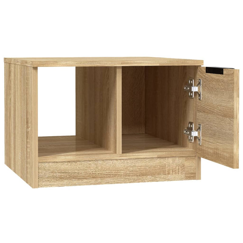 vidaXL sonoma tölgy színű szerelt fa dohányzóasztal 50 x 50 x 36 cm