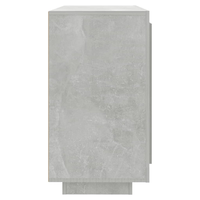 vidaXL betonszürke szerelt fa tálalóasztal 80 x 40 x 75 cm