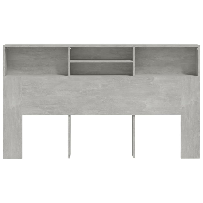vidaXL betonszürke áthidaló szekrény 180 x 19 x 103,5 cm