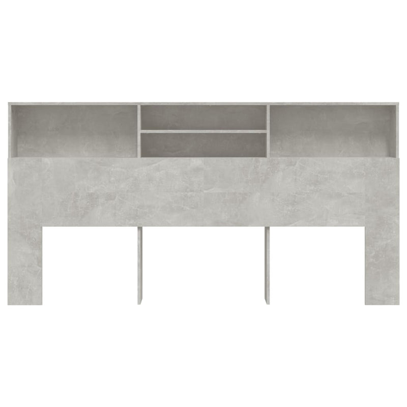 vidaXL betonszürke áthidaló szekrény 200 x 19 x 103,5 cm
