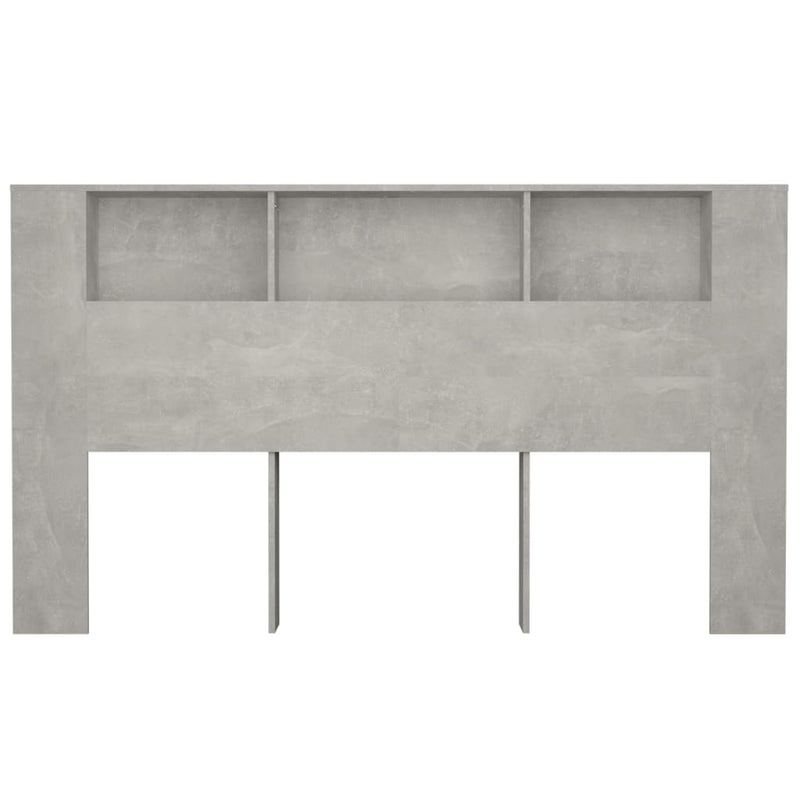 vidaXL betonszürke áthidaló szekrény 180x18,5x104,5 cm