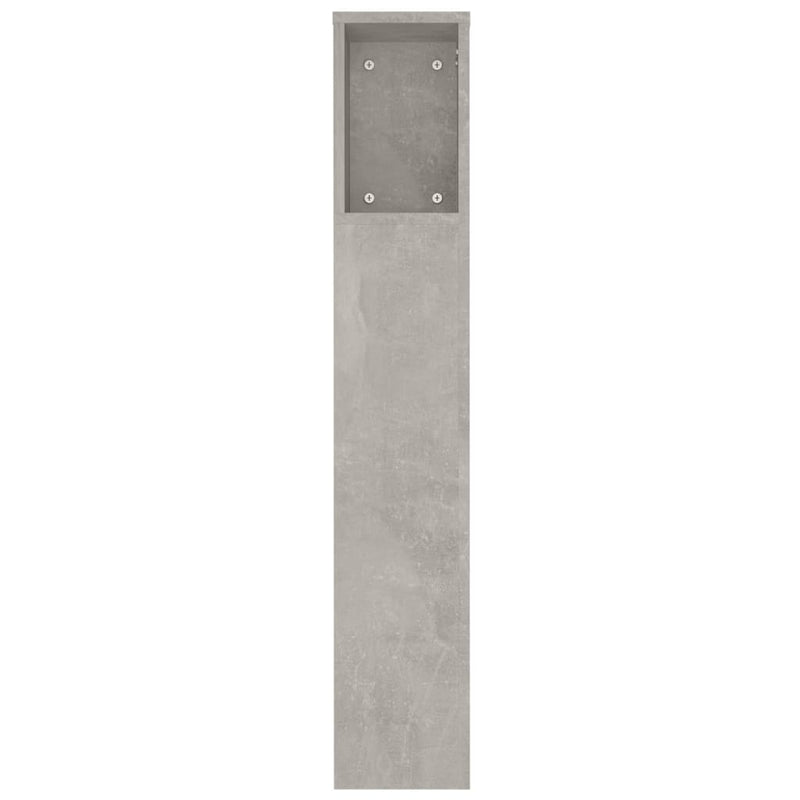 vidaXL betonszürke áthidaló szekrény 180x18,5x104,5 cm