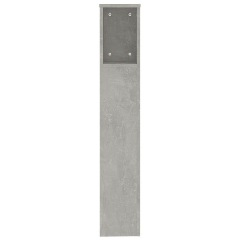 vidaXL betonszürke áthidaló szekrény 200x18,5x104,5 cm