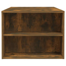 vidaXL füstös tölgy színű szerelt fa dohányzóasztal 102 x 55 x 42 cm