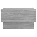 vidaXL 2 db szürke sonoma tölgy színű falra szerelhető éjjeliszekrény