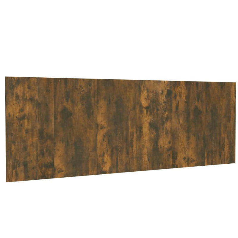 vidaXL füstös tölgy színű szerelt fali fejtámla 240 x 1,5 x 80 cm