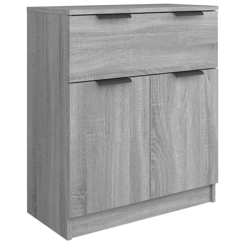 vidaXL szürke sonoma színű szerelt fa tálalószekrény 60 x 30 x 70 cm