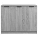 vidaXL szürke sonoma színű szerelt fa tálalószekrény 90,5 x 30 x 70 cm