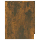 vidaXL 2 db füstös tölgy színű szerelt fa éjjeliszekrény