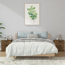 vidaXL 2 db barna tölgy színű szerelt fa éjjeliszekrény