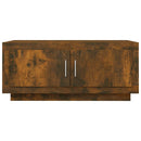 vidaXL füstös tölgy színű szerelt fa dohányzóasztal 102 x 50 x 45 cm