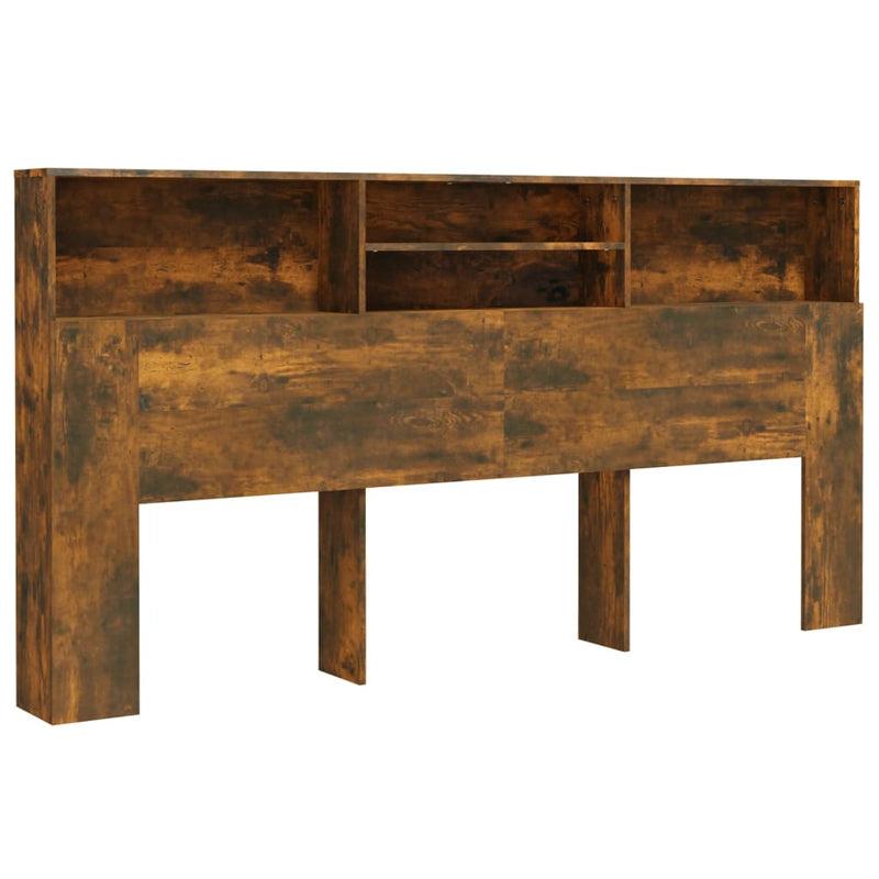 vidaXL füstös tölgy színű áthidaló szekrény 200x19x103,5 cm