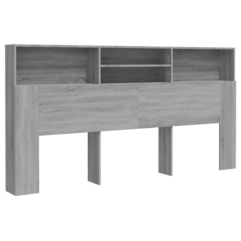 vidaXL szürke sonoma áthidaló szekrény 200x19x103,5 cm