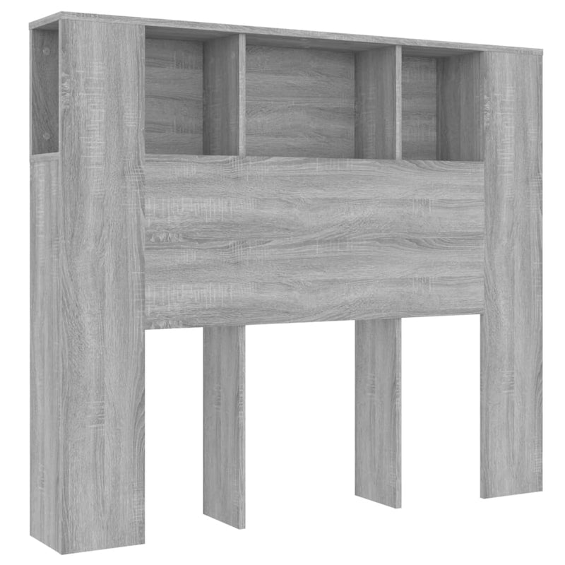 vidaXL szürke sonoma színű áthidalószekrény 120 x 18,5 x 102,5 cm
