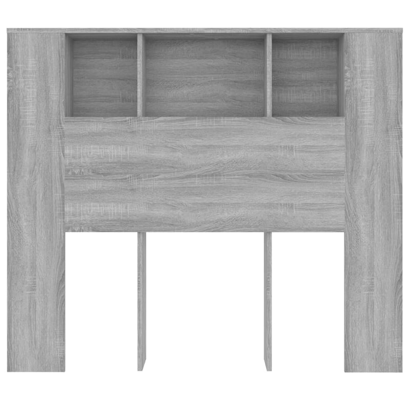 vidaXL szürke sonoma színű áthidalószekrény 120 x 18,5 x 102,5 cm