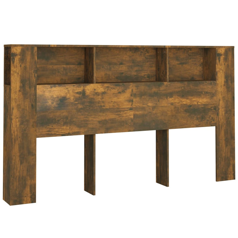 vidaXL füstös tölgy színű áthidalószekrény 180x18,5x104,5 cm