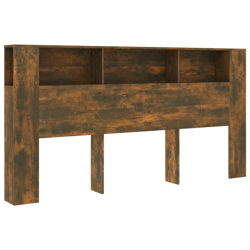 vidaXL füstös tölgy színű áthidalószekrény 200 x 18,5 x 104,5 cm