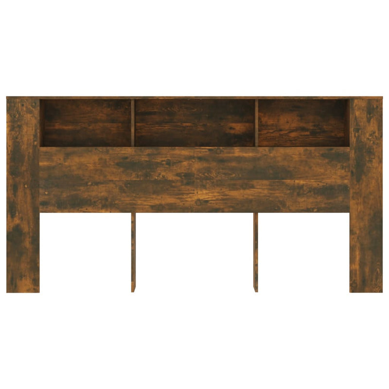 vidaXL füstös tölgy színű áthidalószekrény 200 x 18,5 x 104,5 cm