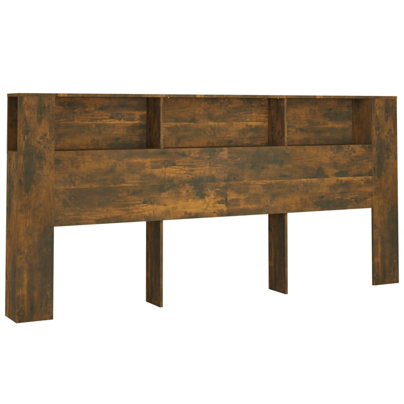 vidaXL füstös tölgy színű áthidalószekrény 220 x 18,5 x 104,5 cm