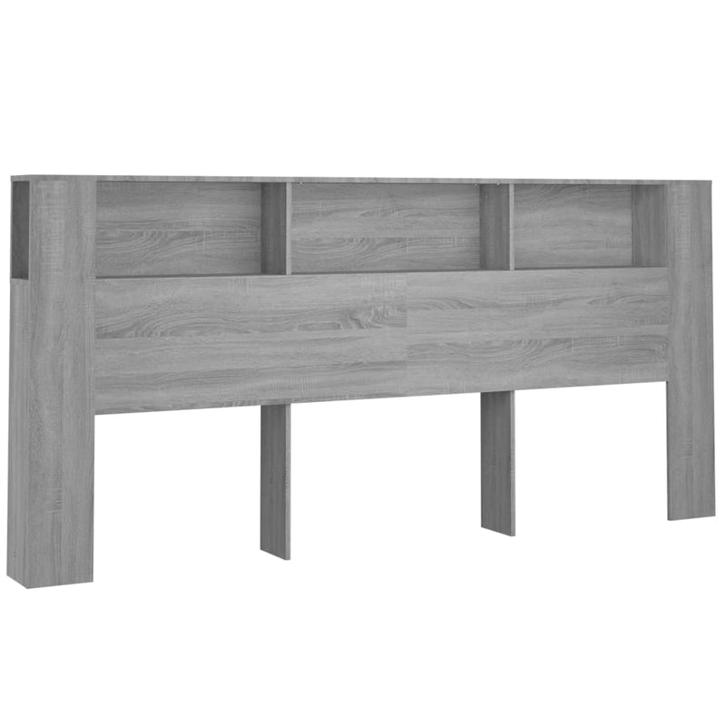 vidaXL szürke sonoma áthidaló szekrény 220x18,5x104,5 cm