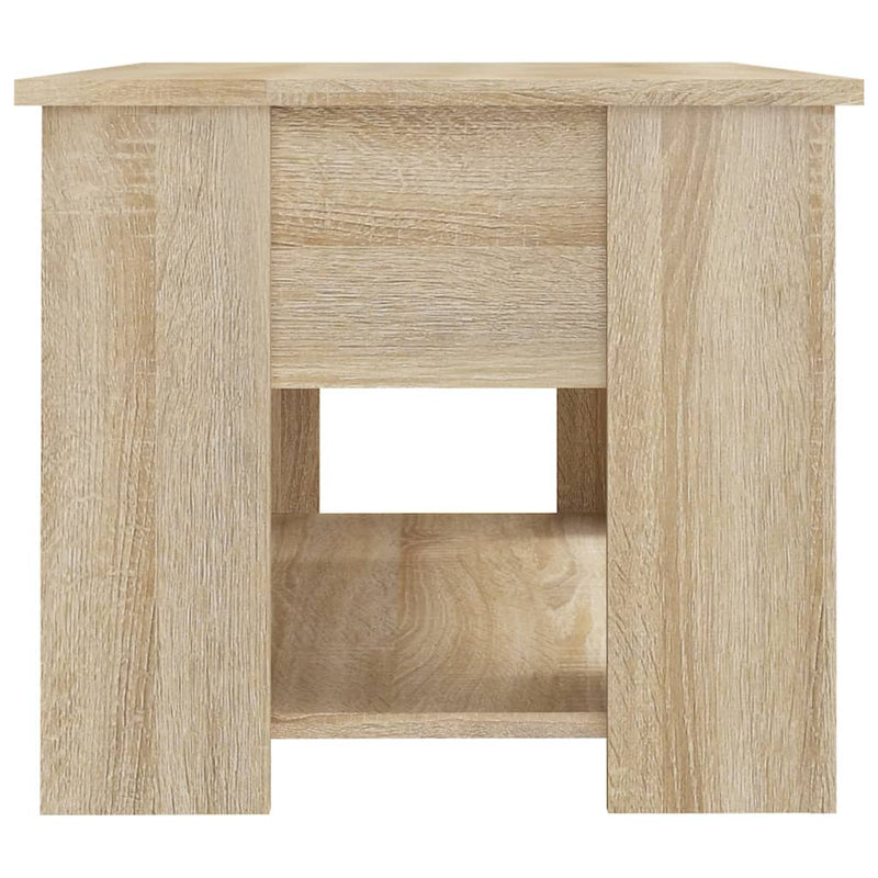 vidaXL sonoma tölgy színű szerelt fa dohányzóasztal 79x49x41 cm