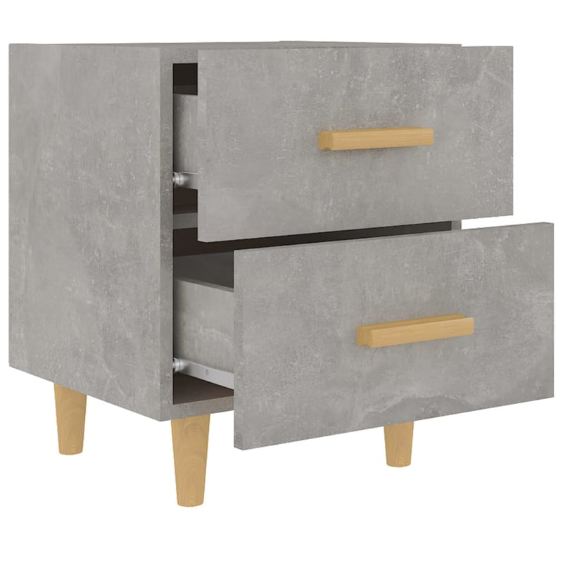 vidaXL betonszürke éjjeliszekrény 40 x 35 x 47,5 cm