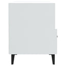 vidaXL 2 db magasfényű fehér szerelt fa éjjeliszekrény