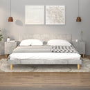 vidaXL betonszürke szerelt fa éjjeliszekrény