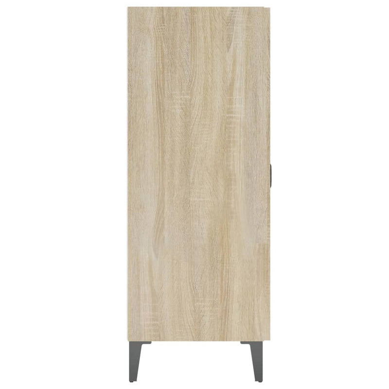 vidaXL sonoma tölgy színű szerelt fa tálalószekrény 69,5 x 34 x 90 cm
