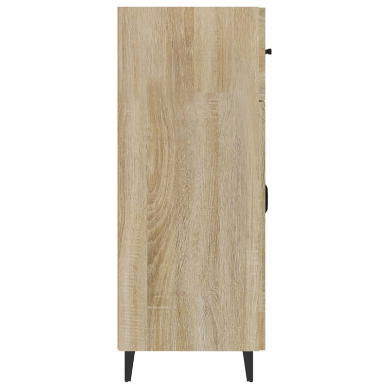 vidaXL sonoma tölgy színű szerelt fa tálalószekrény 69,5 x 34 x 90 cm