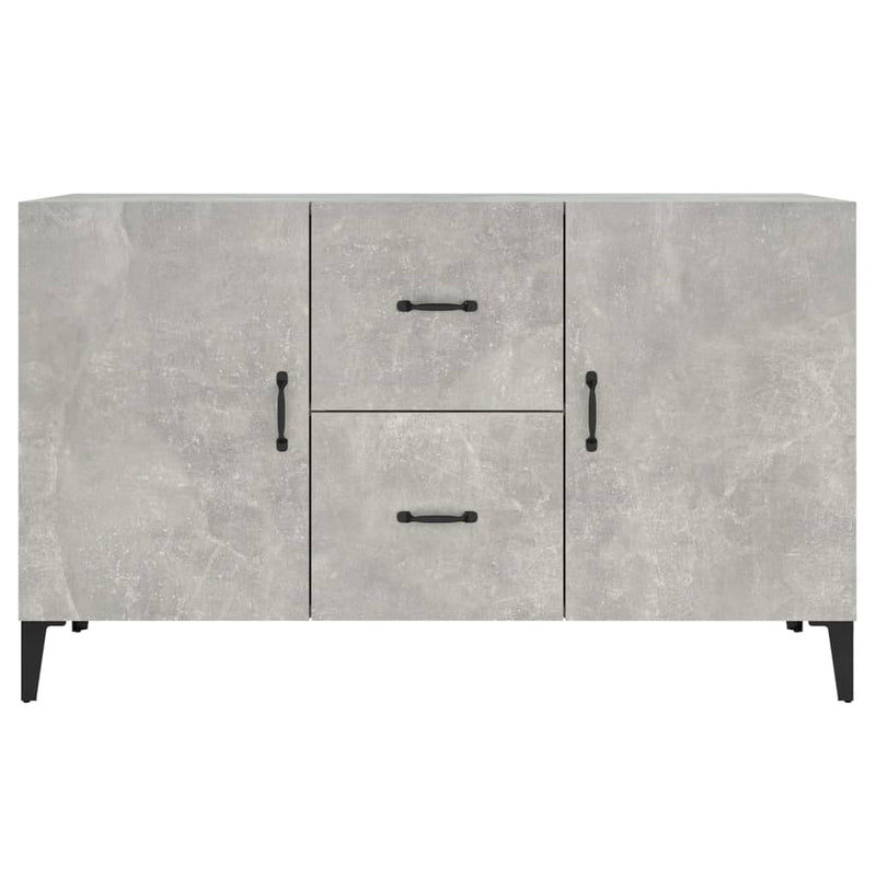 vidaXL betonszürke szerelt fa tálalószekrény 100 x 36 x 60 cm